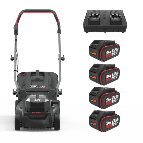 Kress KG745 40V 37cm Cordless Push Lawn Mower
